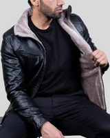 Jachetă de Piele Căptușită Îmblănită®