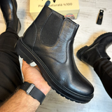 Cizme din piele naturală cu căptușeală pentru bărbați