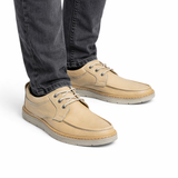 Pantofi Tip Mocasin din Piele Naturală cu Șireturi pentru Bărbați