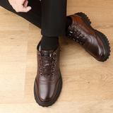 Pantofi de Iarnă din Piele cu Talpă de Aderență Maximă pentru Bărbați